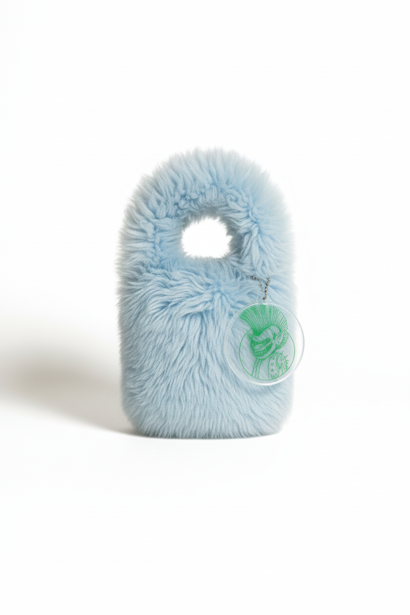 Baby Blue Bag - White Background